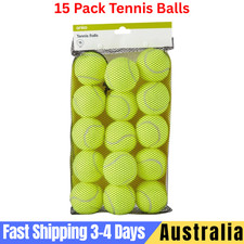 15 X Pack Tennis Balls Bulk Pack Green Tennis Balls Outdoor Playing Tennis Balls