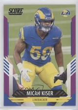 2021 Score Purple Micah Kiser #254 0c2