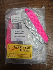 FREE SHIPPING. S-BB260 Commercial Trolling Spoons. USA mfg. Gold Star.