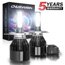 For Smart Fortwo 2016 2017 2018 LED Headlights Bulbs H4 9003 Hi/Lo White 6000K