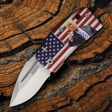 Novelty Cutlery Money Clip Folding Knife 1.63" Stainless Steel Construction