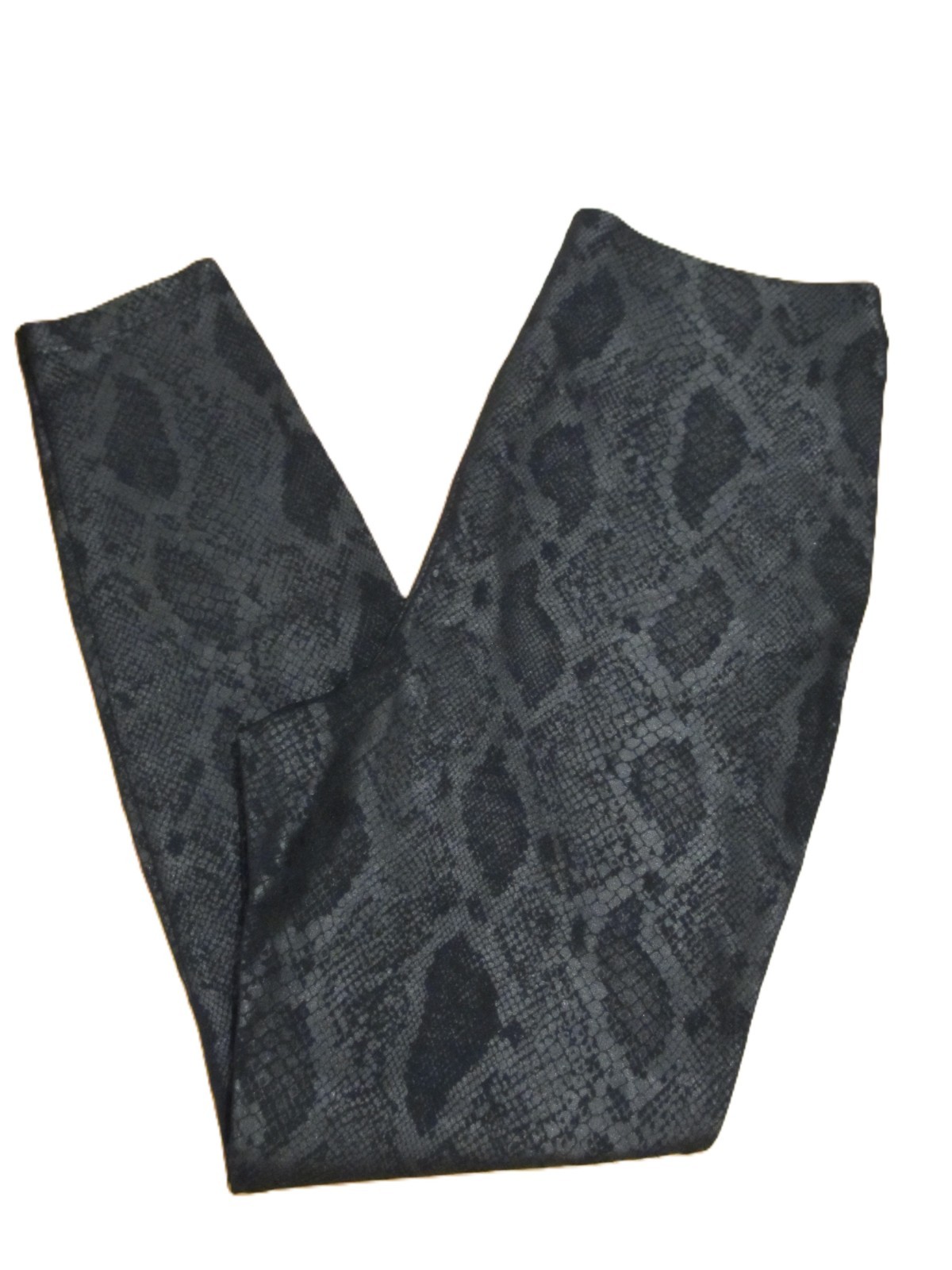 I.N.C. International Concepts Women's Snake-Print Black Skinny Pants Size: 12