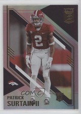 2021 Panini Donruss Elite Rookies Pink Patrick Surtain II #143 03wd