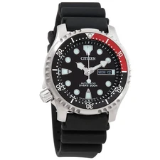 Citizen Promaster Marine Automatic Black Dial Coke Bezel Men's Watch NY0085-19E
