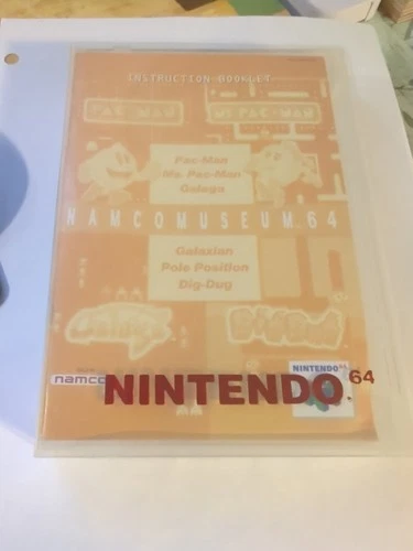 1999 Nintendo 64 Namco Museum 64 W/ Booklet and Case