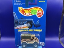 Hot Wheels "Mercedes-Benz Unimog" New In Package #239 - 4643 Metal bottom
