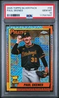 2025 Topps Silver Pack 1990 Chrome Promo #32 Paul Skenes PSA 10