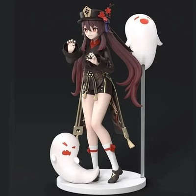 Anime Genshin Impact - Hu Tao Figur Spielzeug Sammlung Modell Geschenk Statue
