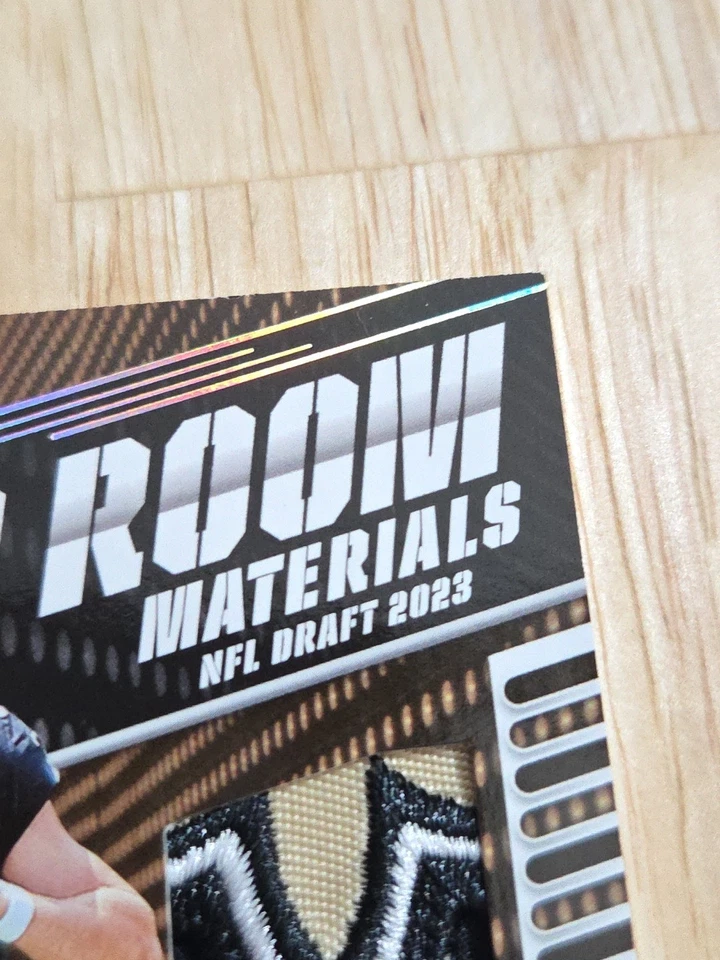 2023 Absolute JAKE HAENER War Room LOGO PATCH Silver /49 Rookie Saints SP - Image 3 of 4