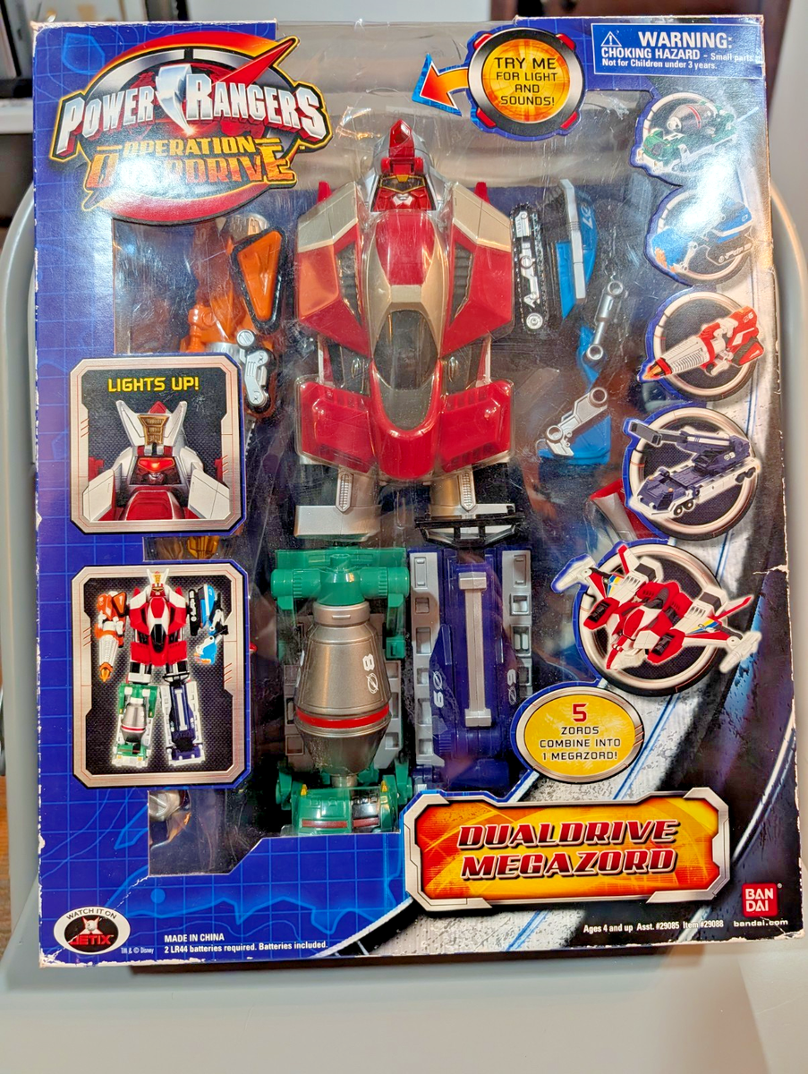 Bandai Power Rangers Operation Overdrive Dual Drive Megazord 2006