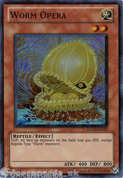 HA02-EN052 Worm Opera Super Rare UNL Edition Mint YuGiOh Card
