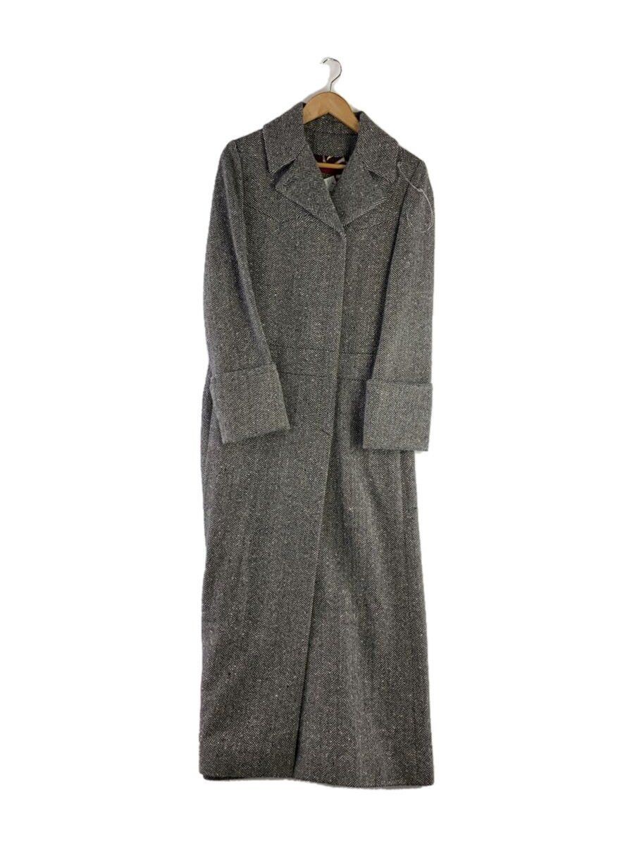 ALTRA Cappotto lungo KENZO altri anni 90 made in France 38 lana BLK spina di pesce 300218002