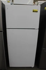 GE GTS17GTNRWW 28" White 16.6 Cu. Ft. Top-Freezer Refrigerator NOB #153379
