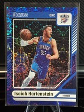 2024-25 Panini Donruss Basketball Isaiah Hartenstein Blue Fireworks #69 /85