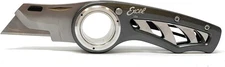 Excel Blades Revo Folding Utility Knife – Heavy-Duty Box Cutter with Aluminum 