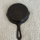 Wagner (Unmarked) Cast Iron #3 Skillet 6-1/2 Inch Fully Restored Sits Flat