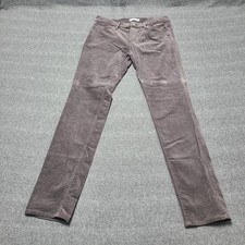 Ann Taylor LOFT Modern Skinny Corduroy Pants Gray Size 6 28
