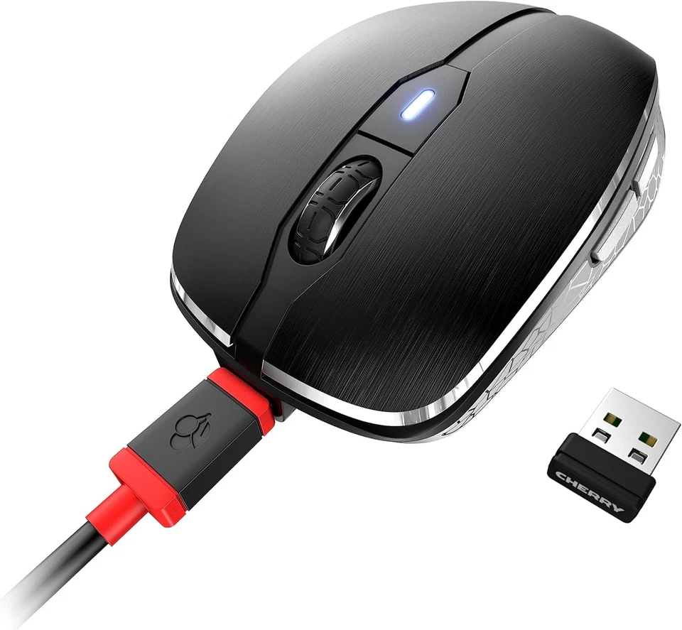 CHERRY MW 8C ADVANCED, wireless and rechargeable mouse, Bluetooth® or radio conn - Image 4 of 4