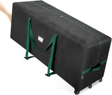 9 Ft Heavy Duty Christmas Tree Storage Bag with Wheels  Carry Handles