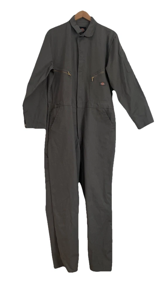 Dickies Men's Deluxe Blend Coverall Long Sleeve Jumpsuit Uniform Workwear 48799 - Image 2 of 4