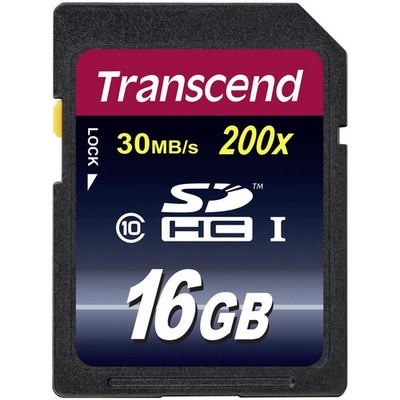 Transcend Extreme-Speed 16GB Class 10 SDHC Speicherkarte TS16GSDHC10