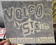 VOLCOM Stone Vintage Interior Authorized Dealer Sticker Flawless New Old Stock