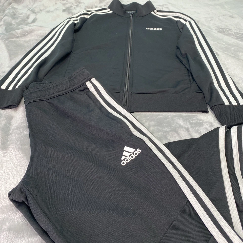 Adidas ClimaCool Training/Track Suit Men's XS Black 3 Stripe Trefoil Athlete Gym - Image 2 of 4