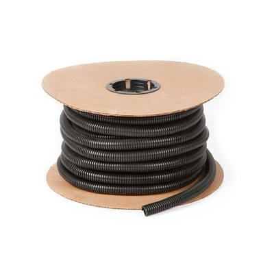 Grote 838001S Split Flex Tubing Spool, Black, 1/2'', 100'