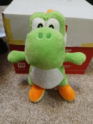 Nintendo Super Mario 18'' Yoshi Turtle Plush 2020 FROM SMOKE  FREE HOME