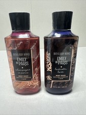 2 Sealed Bath And Body Works Emily In Paris Champagne Lavender Body Wash 10oz