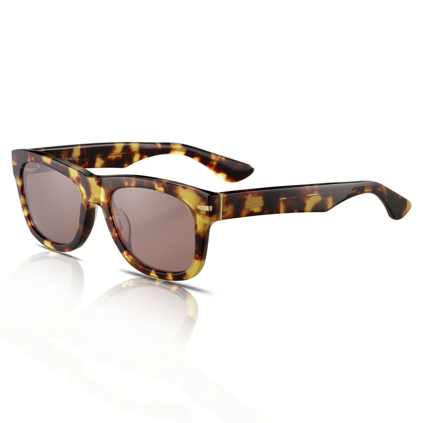 Serengeti Foyt SS549006 Mineral Green Non Polarised Shiny Tort Havana Sunglasses