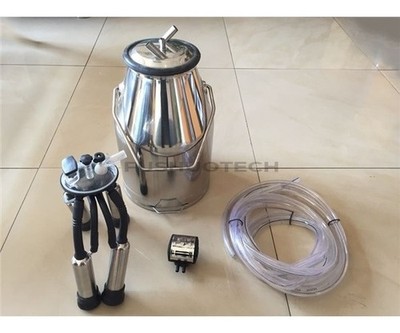 New 304 Stainless Steel Portable Cow Milker Milking Machine co *bn