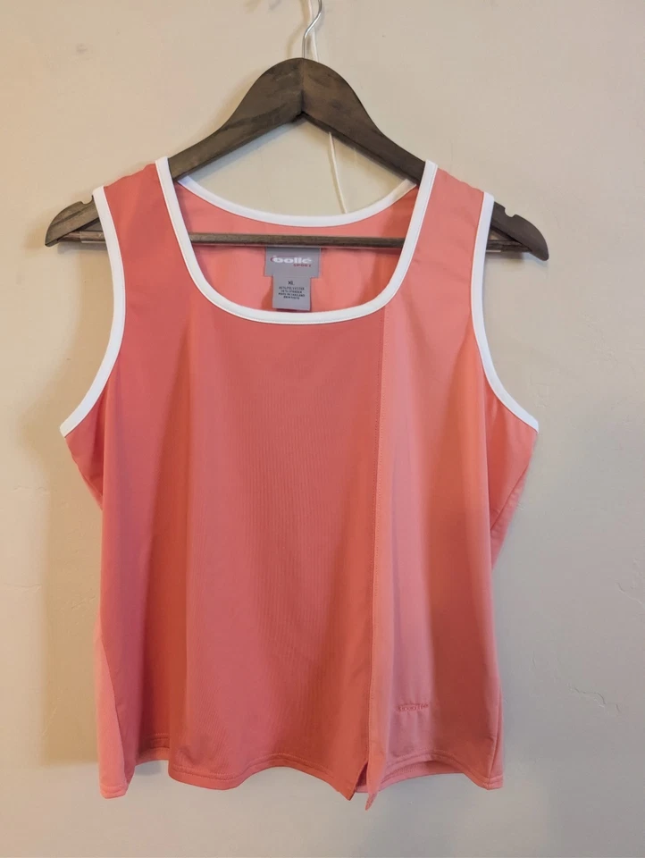 Tênis Bolle golfe feminino XL sem mangas SPORT top pickleball  - Imagem 2 de 4