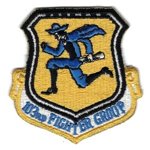 70's-80's (F-100/A-10 era) 103rd TFG (4 INCH SCHIFFLI  MADE) patch