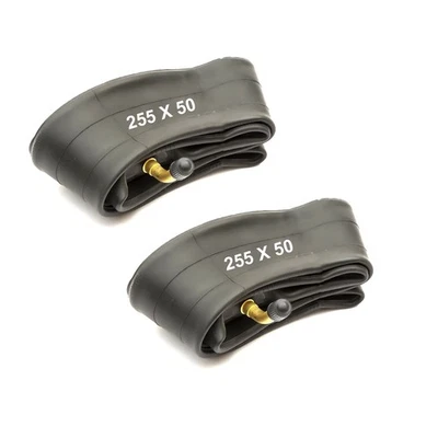 PETROLSCOOTER 2x Inner Tube 255 x 50 Bent Valve Hauck Stroller Pushchair Pram Buggy Wheel Tyre