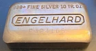 Engelhard Mint Toned Pour Loaf P Series Serial # Vtg-0.999 Silver 10 Oz Art Bar