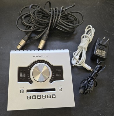 TESTED Universal Audio Apollo Twin UAD-2 Duo Core - With all cables ready to use