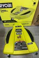 Ryobi RY31SC15 15" 3400PSI Gas Pressure Washer Surface Cleaner w/ Caster Wheels