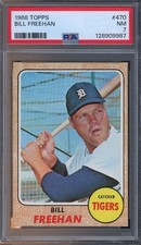 1968 Topps #470 Bill Freehan NM PSA 7 Detroit Tigers NM PSA 7 9987