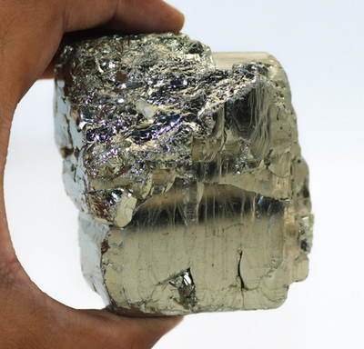 Pyrite Cube Crystal Healing Stone Raw Fools Gold Best Gift Idea 780g