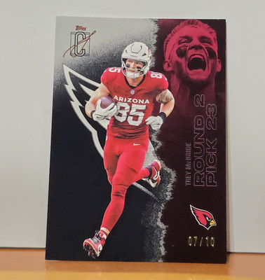 Topps 2025 Signature Class Trey McBride Rookie 07/10 Arizona Cardinals #1