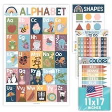 Educational ABC Posters for Classroom Wall Decor - Preschool Learning Posters...