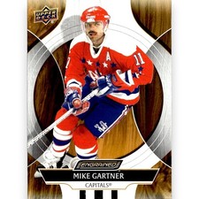 2024-25 UPPER DECK ENGRAINED ICONS #36 MIKE GARTNER CAPITALS NM/MINT