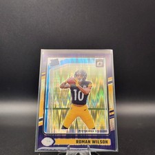2024 Donruss Optic Rated Rookie Purple Shock Prizm #285 Roman Wilson RC