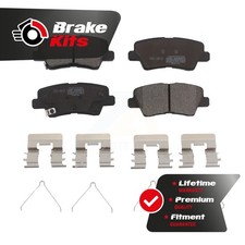 Rear Ceramic Brake Pads Set For 2017-2024 Kia Forte 2022-2023 Hyundai Kona