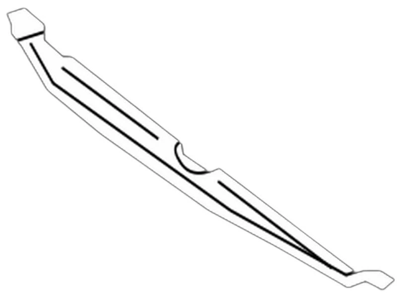 GENUINO LEXUS 5214448030 RX400h (06-08) ¡PERMANECE PARACHOQUES DELANTERO CENTRO 52144-48030! Foto 3 de 3