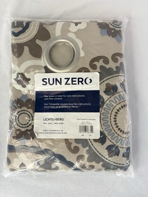 Nepal Global Print Blackout Grommet Curtain Panel - Sun Zero