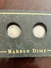 1912 1913 Barber Dimes Coin Set