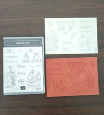 Stampin Up Cling Stamp Set BESIDE ME Thank You Dad Father’s Day Celebrating Dad