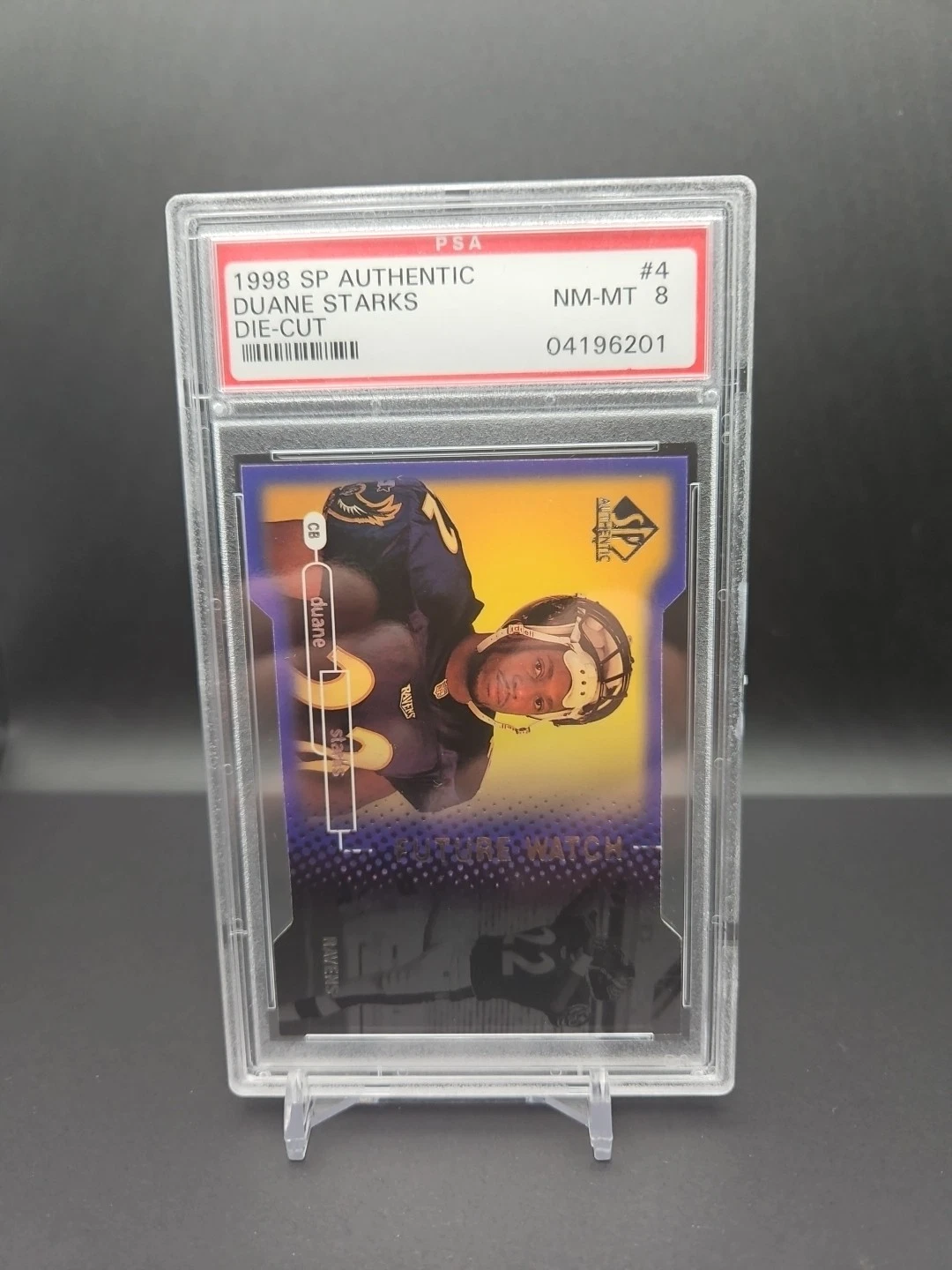 Duane Starks SP Authentic #4 Die-Cut